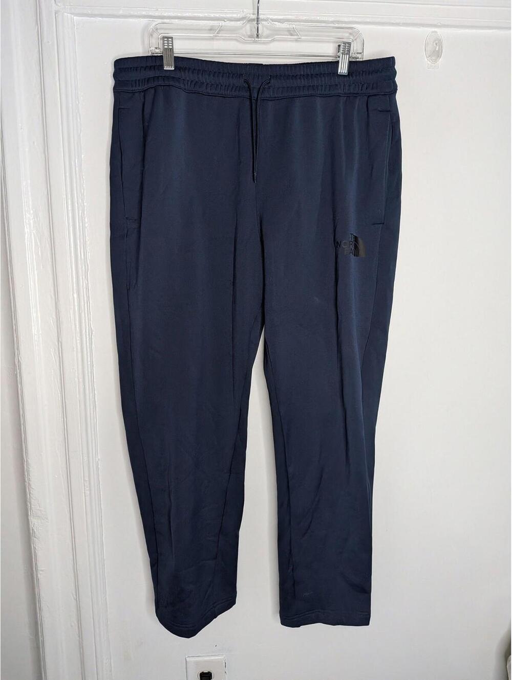 The North Face Sweatpants Mens XL Blue Fleece Elastic Waist Tapered Jogger